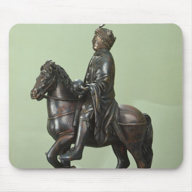 Equestrian statue of Charlemagne 2 Mouse Pad (Front)