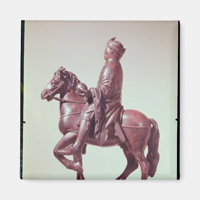 Equestrian statue of Charlemagne Magnet (Front)
