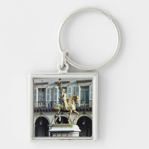 Equestrian statue of Joan of Arc Key Ring
