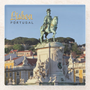 Equestrian statue of King José I, Lisbon Glass Coaster