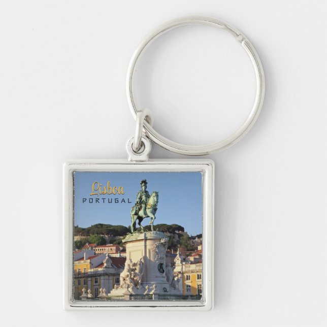 Equestrian statue of King José I, Lisbon  Key Ring (Front)