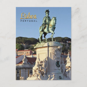 Equestrian statue of King José I, Lisbon  Postcard