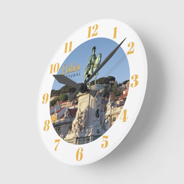 Equestrian statue of King José I, Lisbon  Round Clock (Angle)
