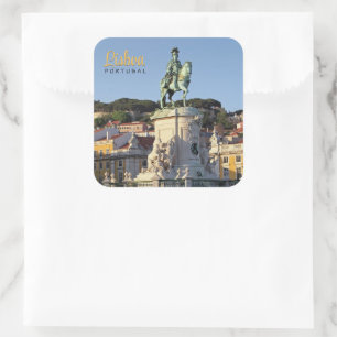 Equestrian statue of King José I, Lisbon Square Sticker