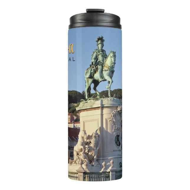 Equestrian statue of King José I, Lisbon  Thermal Tumbler (Front)
