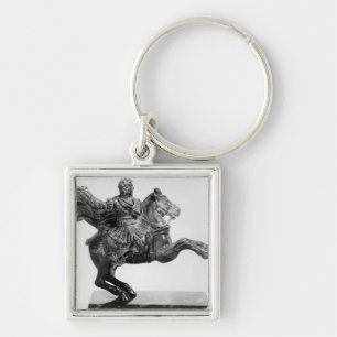 Equestrian statuette of Alexander the Great Key Ring