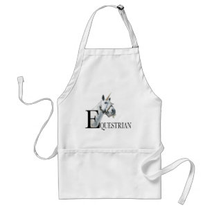 Equestrian Unicorn Side Eye Apron