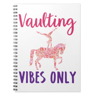 Equestrian Vaulting Horse Gymnastics Acrobatics Notebook