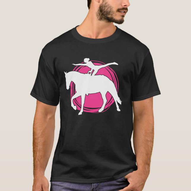 Equestrian Vaulting Horse Vaulters Horse vaulting  T-Shirt (Front)