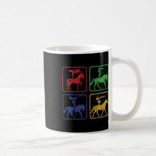 Equestrian Vaulting Horseback Riding Horses Dressa Coffee Mug