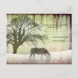 Equestrian Wedding RSVP