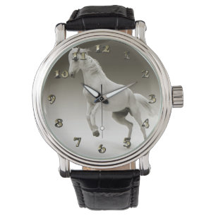 Equestrian White Mare Horse Watch