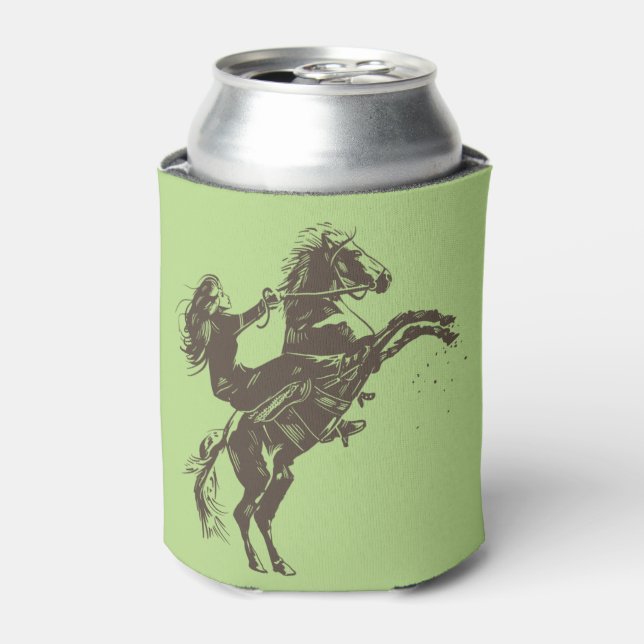 Equestrian Woman Can Cooler (Can Front)