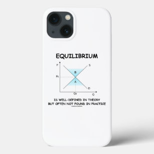 Equilibrium Is Well-Defined In Theory Not Often iPhone 13 Case