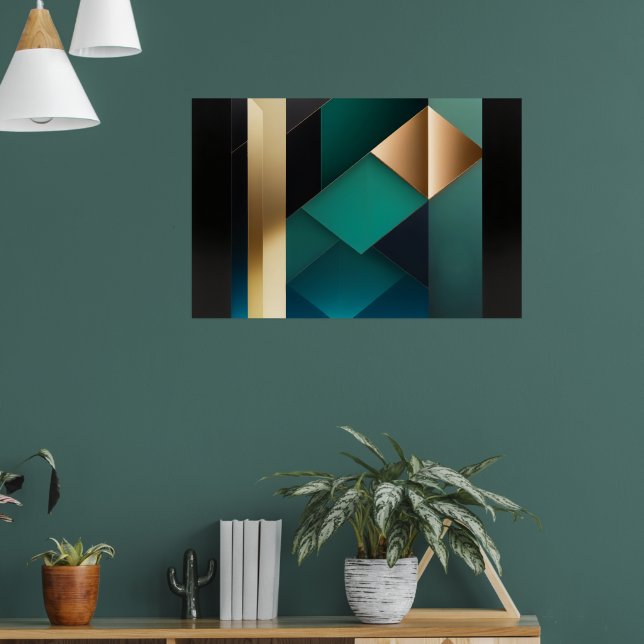 Equilibrium of Shapes Poster (Living Room 1)