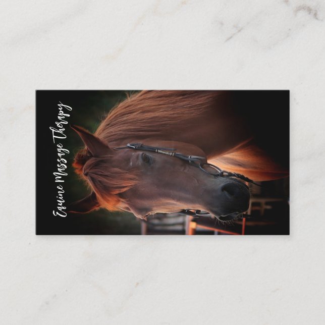 Equine business card (Front)