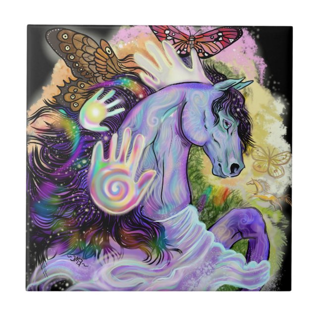 Equine Dreams Ceramic Tile (Front)