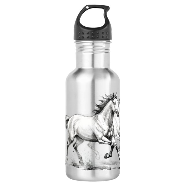 Equine Elegance 532 Ml Water Bottle (Front)