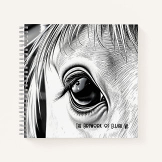 Equine Gaze  - Spiral Sketch Book
