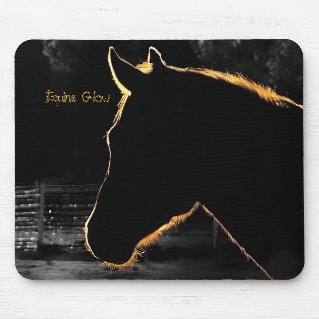 Equine Glow-Computer Mousepad (Front)