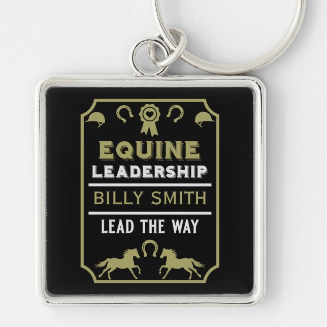 Equine leadership Training Key Ring (Front)