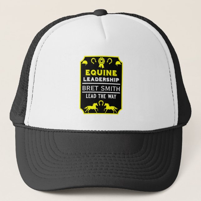 Equine leadership Training Trucker Hat (Front)