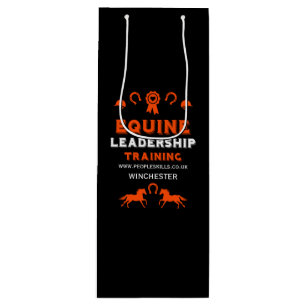 Equine leadership Training Wine Gift Bag