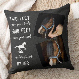 Equine Photo Horse Memorial Cushion