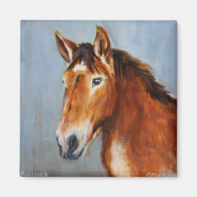 Equine Voices Gulliver Magnet (Front)