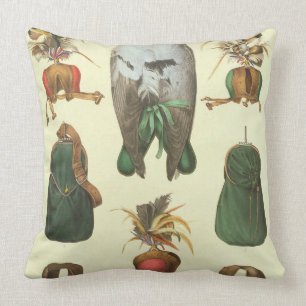 Equipment for Falconry, from 'Traite de Fauconneri Cushion
