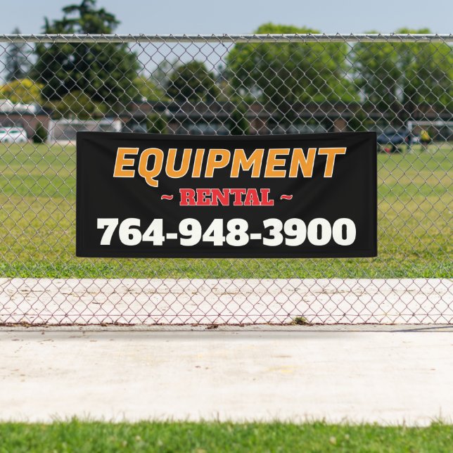 Equipment Rental Services Custom Banner (Insitu)