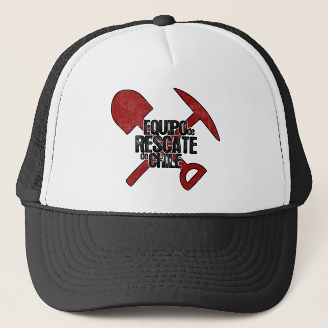 Equipo de Rescate de Chile Trucker Hat (Front)