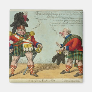 Equipt for a Northern Visit, 1822 Magnet