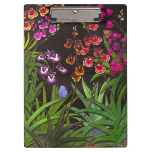 Equitant Oncidium Tolumnia Orchid Floral Clipboard