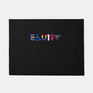 _EQUITY_ Equal Rights LGBTQ Ally Unity Pride Femin Doormat
