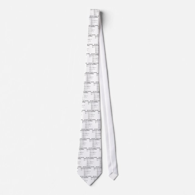 Equivalent Equations Are Equal To One Another Tie (Front)