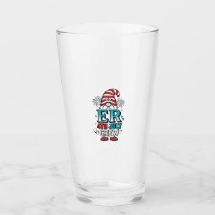 ER 4th July Crew Patriotic Gnome Shirt Design_1 Glass