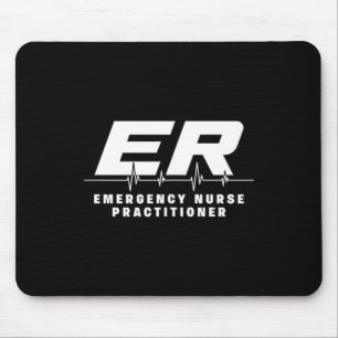 Er Emergency Nurse Practitioner Hospital Medical Mouse Pad