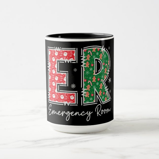 ER Emergency Room Christmas Mug (Center)