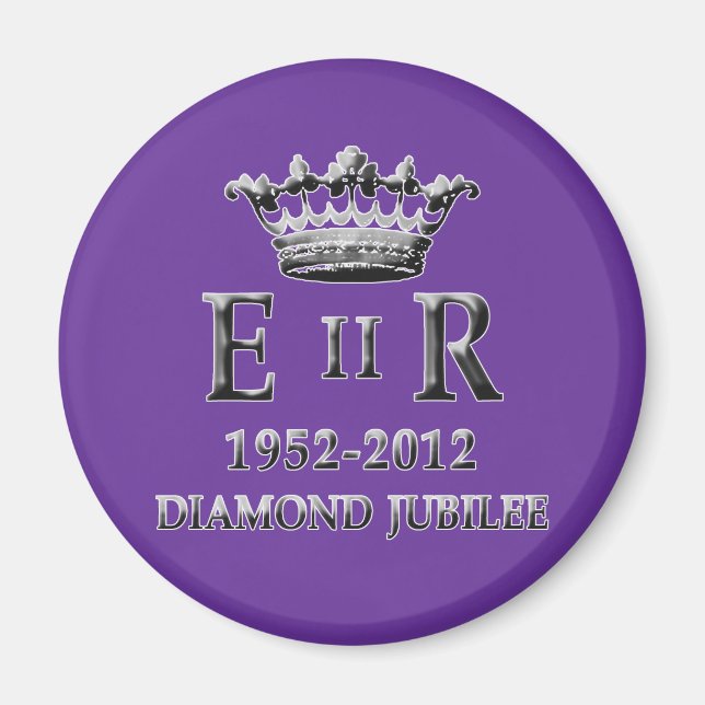 ER II Diamond Jubilee Magnet (Front)