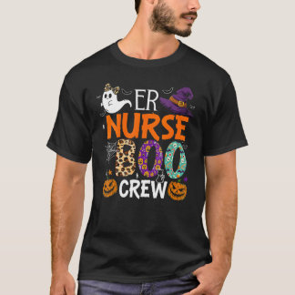 ER Nurse Boo Boo Crew Emergency Room Nurse Hallowe T-Shirt