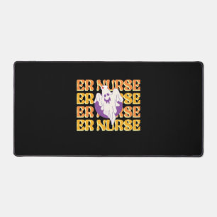ER Nurse Boo Crew Emergency Room Nurse Halloween C Desk Mat