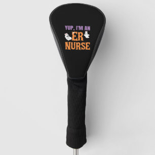 ER Nurse Boo Crew Emergency Room Nurse Halloween C Golf Head Cover