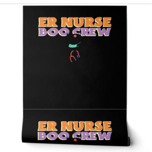 ER Nurse Boo Crew Emergency Room Nurse Halloween C Wallpaper