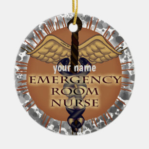 ER Nurse Caduceus nurse  ornament