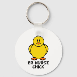 ER Nurse Chick Key Ring