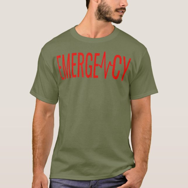 ER Nurse Doctor Emergency Room Hospital For EMT T-Shirt (Front)