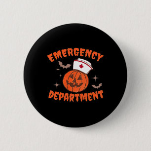 Er Nurse Emergency Department Halloween Dancing 6 Cm Round Badge