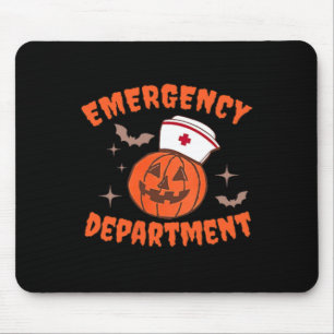 Er Nurse Emergency Department Halloween Dancing Mouse Pad
