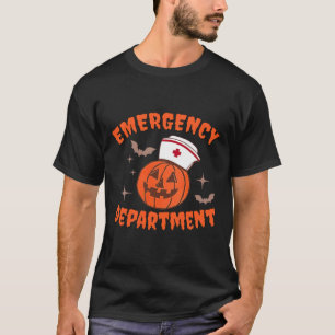 Er Nurse Emergency Department Halloween Dancing T-Shirt